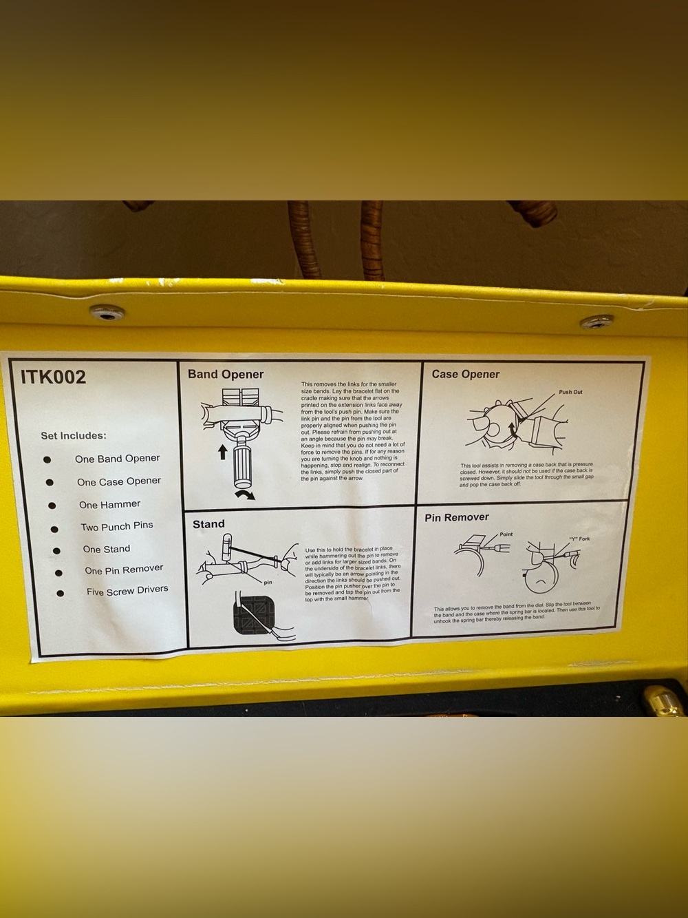 Invicta Watch Multi-Function Tool Kit - Picture 3 of 4